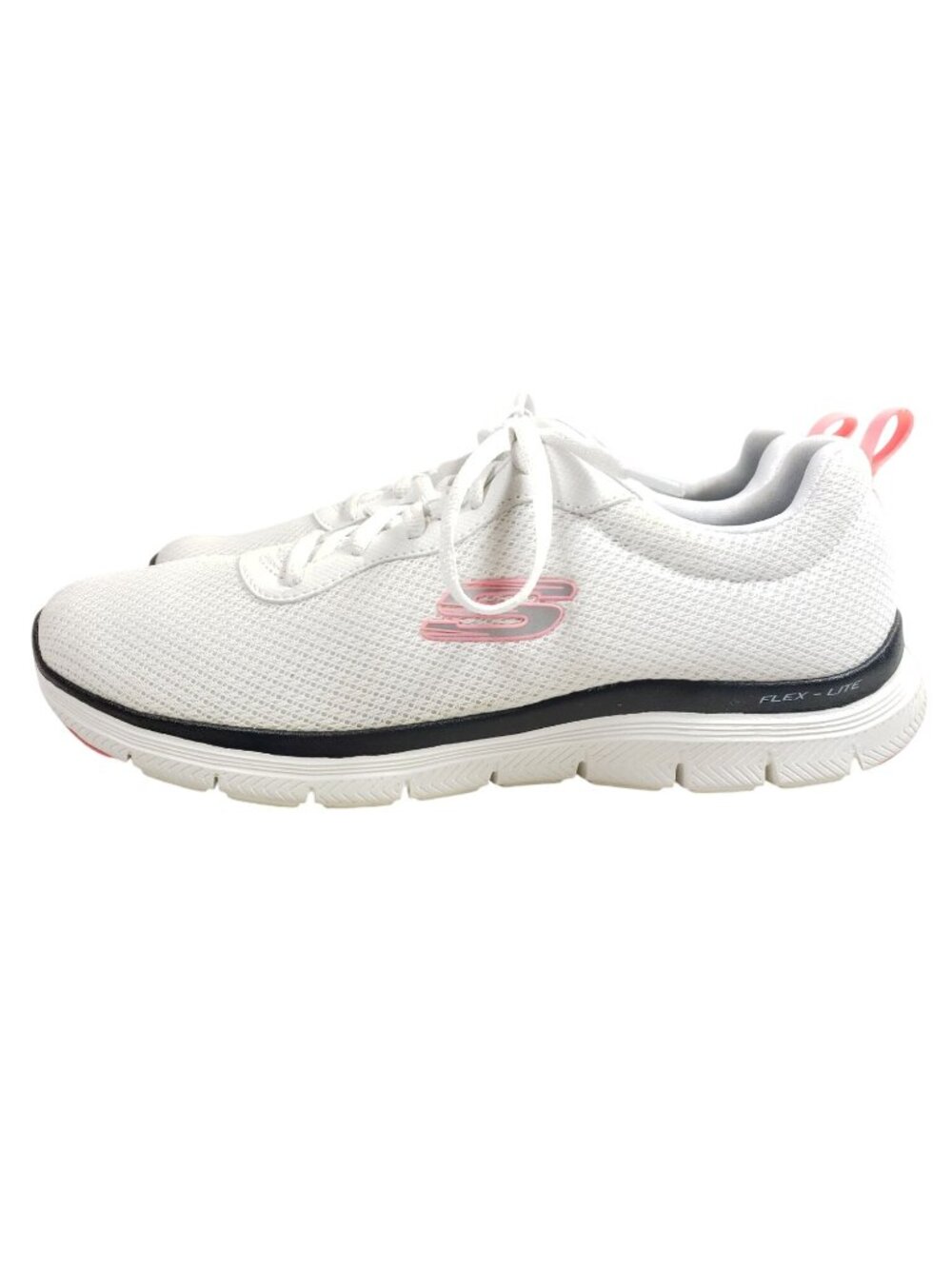 Skechers Womens Size 8.5 Flex Appeal 4.0 Brilliant View White Sneakers - Picture 3 of 8